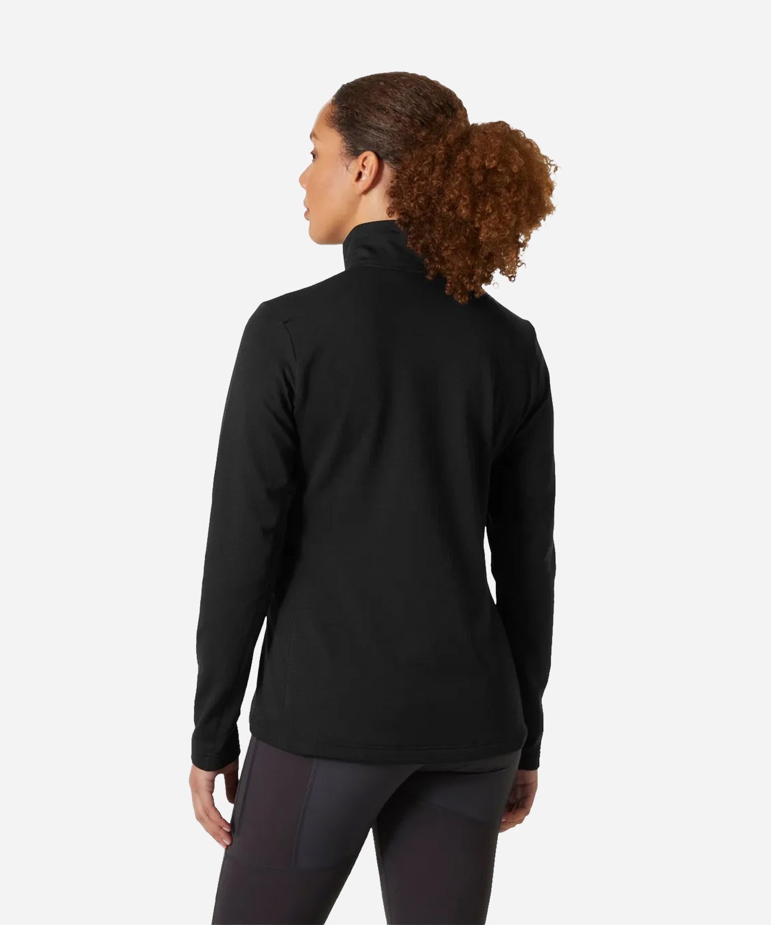 HellyHansenWomen_sVersalite1_2ZipFleeceBlack-ModelBack