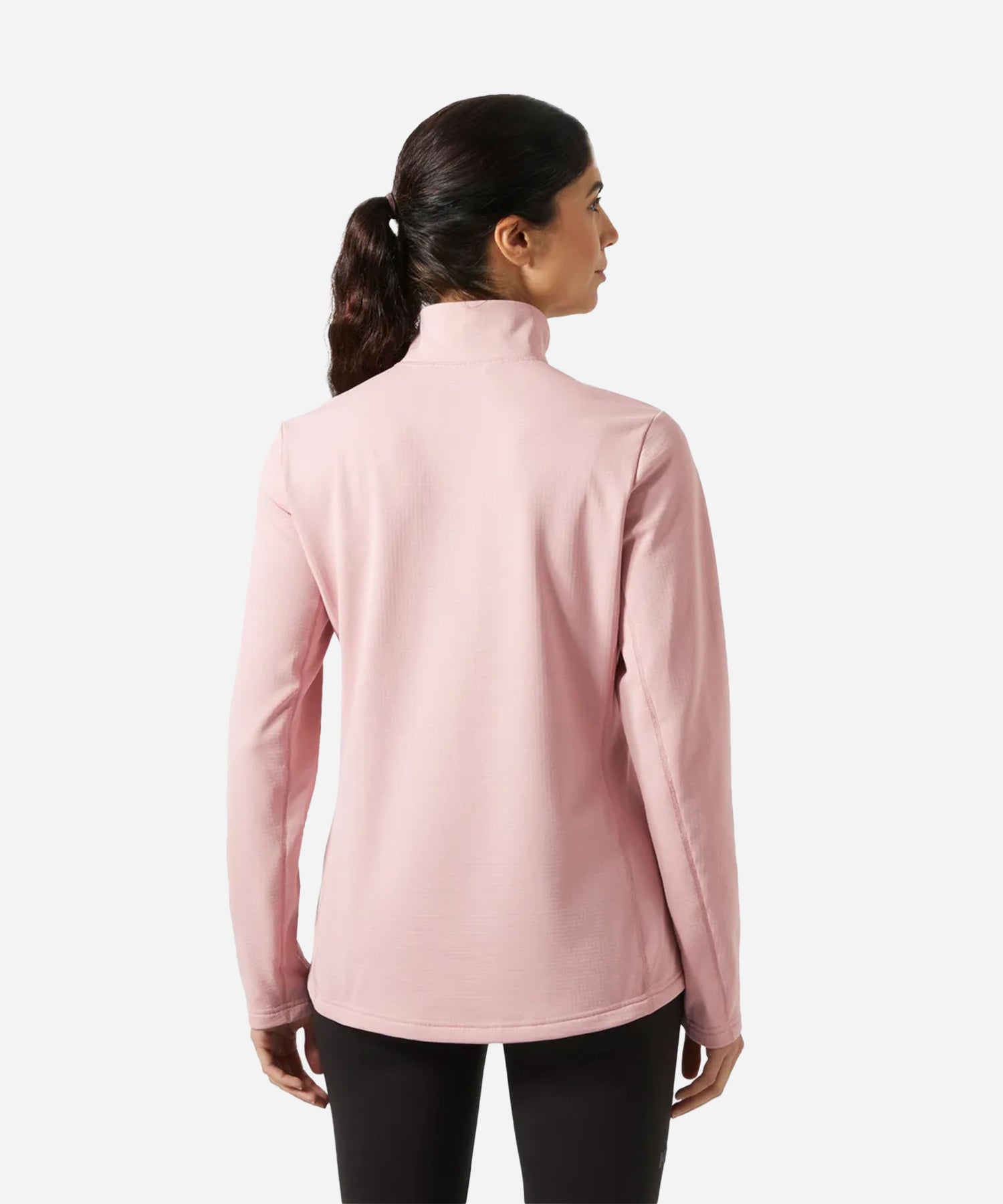 HellyHansenWomen_sVersalite1_2ZipFleecePinkSalt-ModelBack