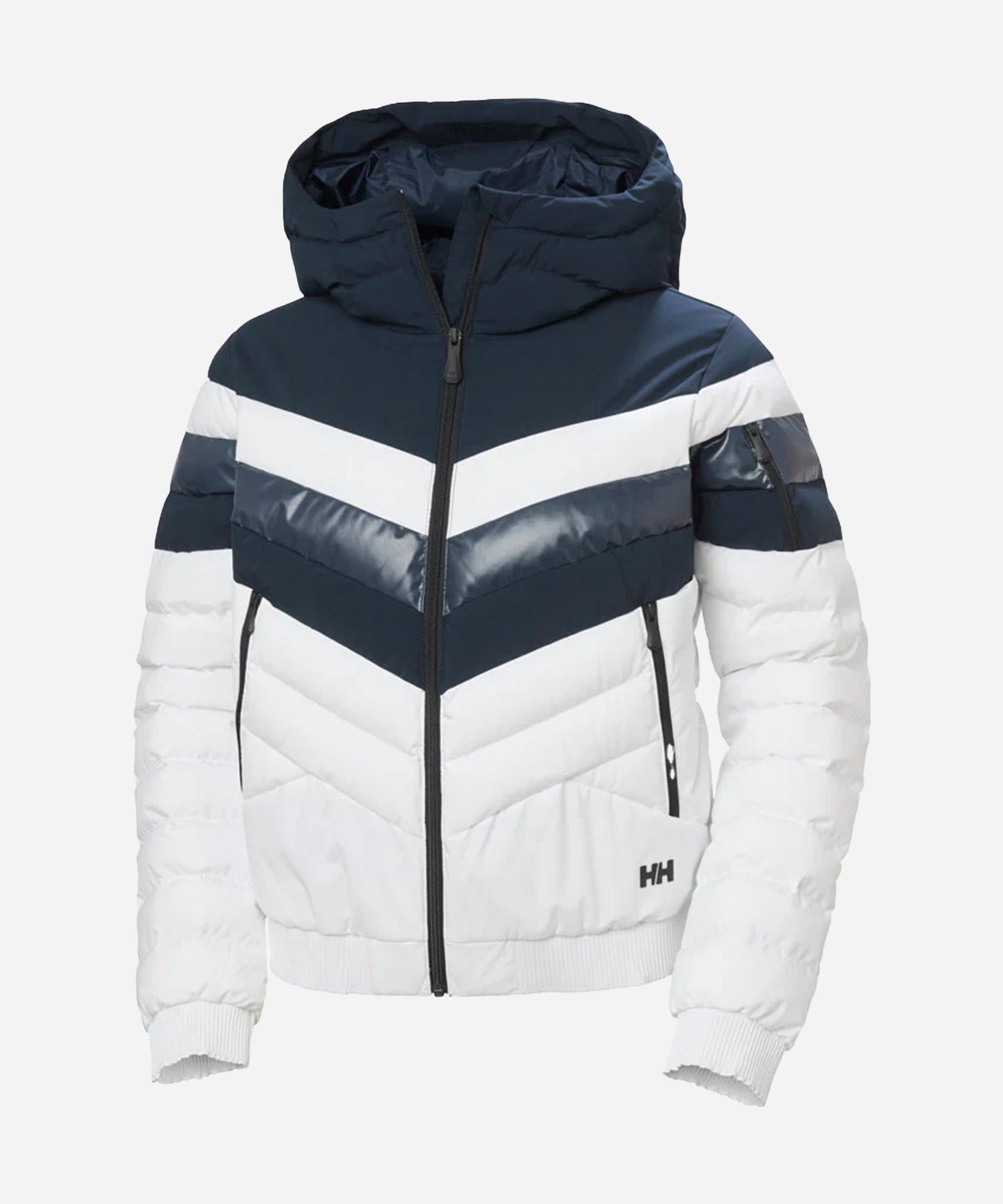 HellyHansenimperialPuffyShortJacketNavy-GhostFront