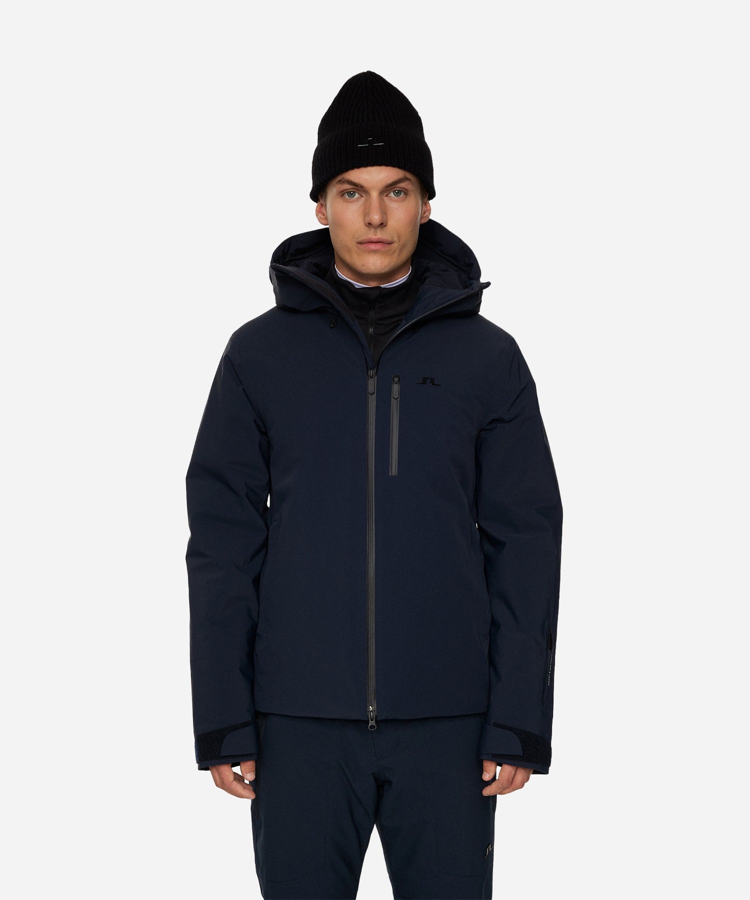 J.LindebergAltaJacketJLNavy-ModelFront