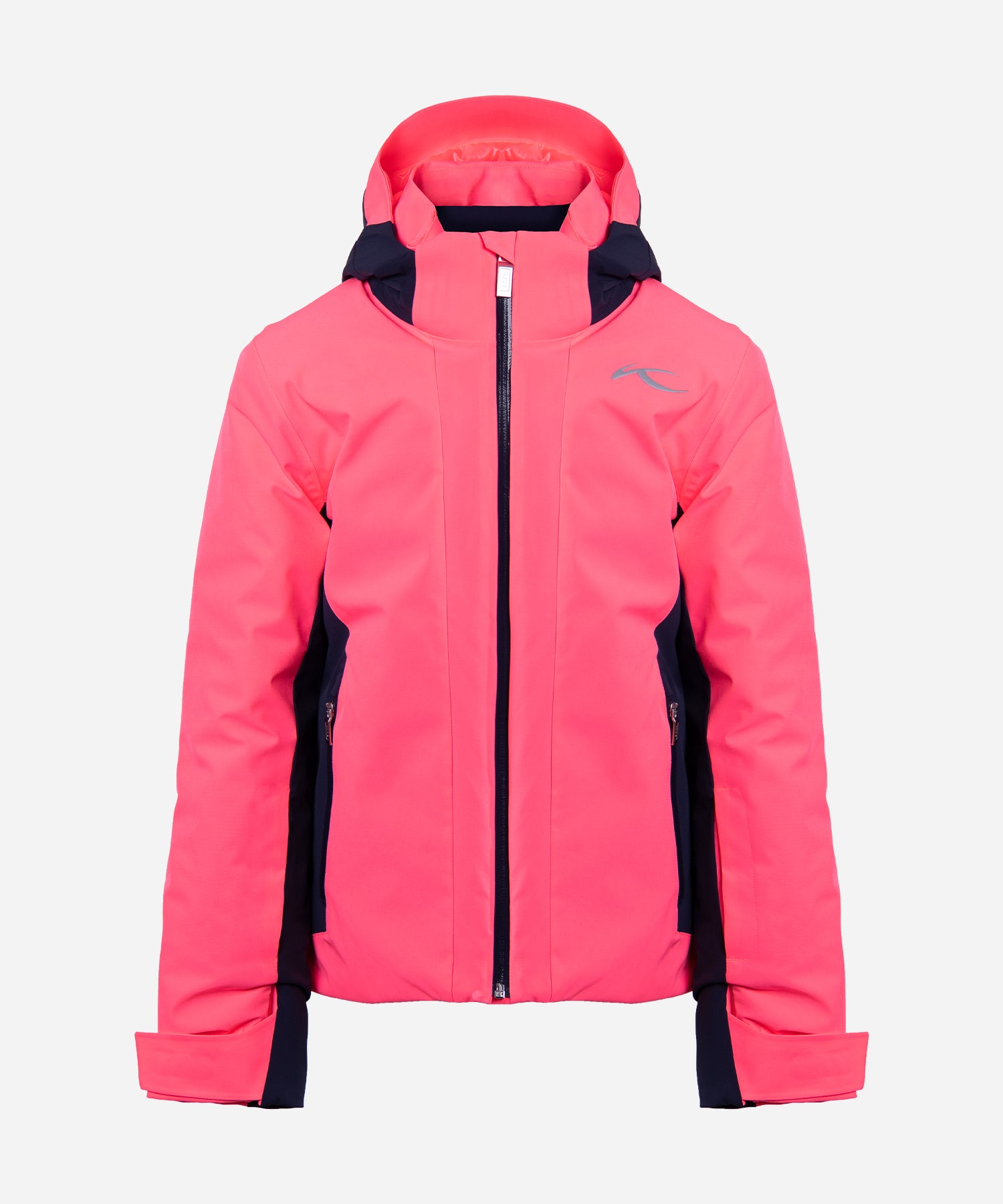 KJUSGirl_sDownhillJacketCyberPink_AtlantaBlue-GhostFront