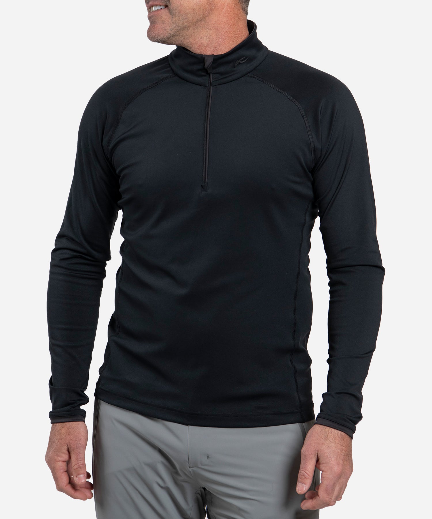 KJUSMen_sFeelMidLayerBlackDarkDusk-ModelFront