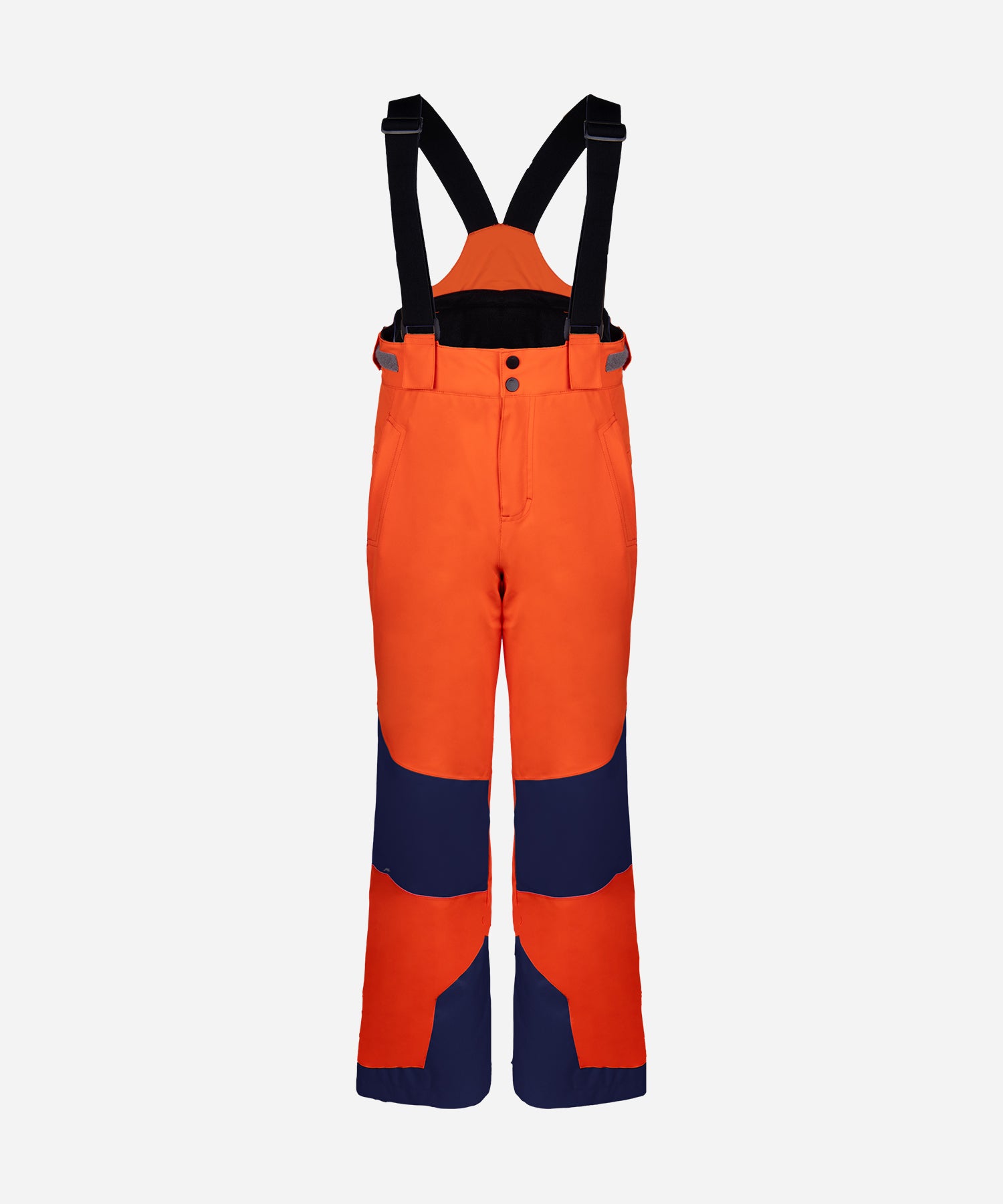 KjusBoy_sVectorPantAtlantaBlue_KjusOrange-Front