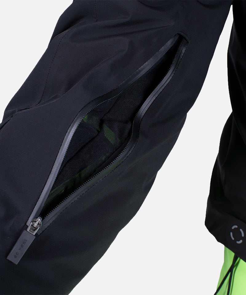 KjusHelium2.0JacketBlack_Green-SleeveVent