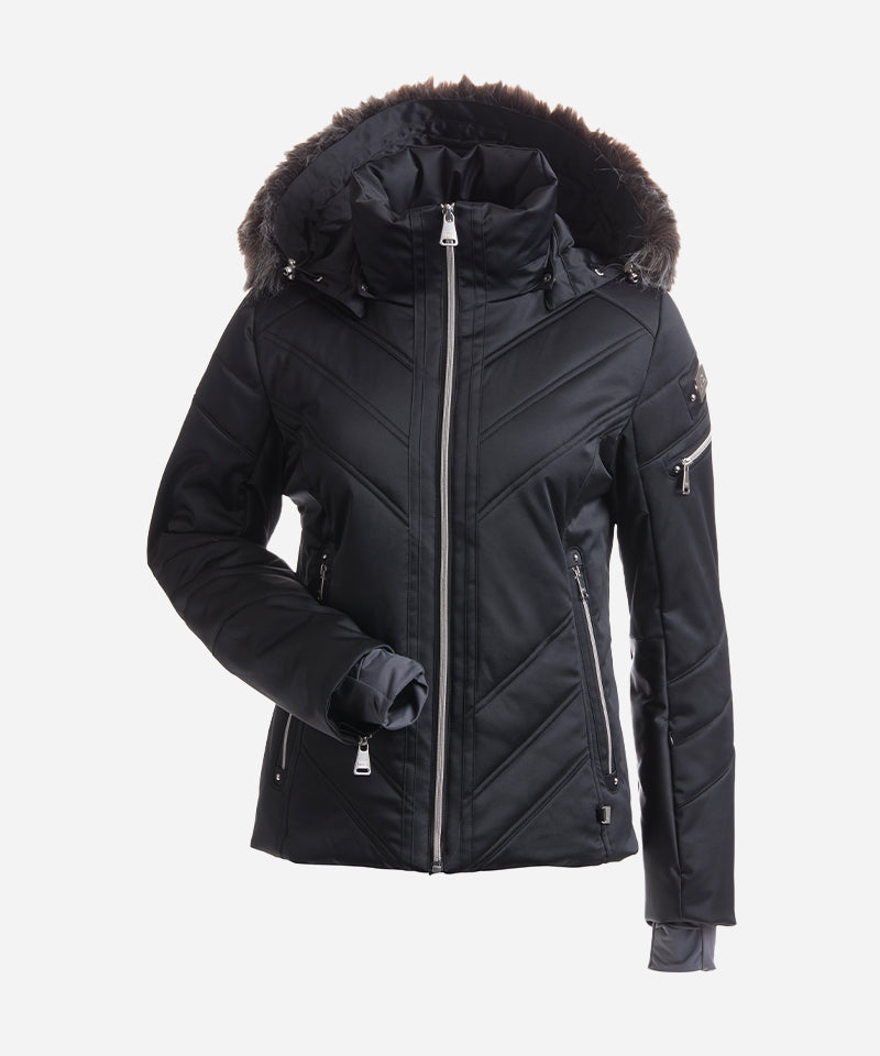 NilsStAntonFauxFurJacketBlack