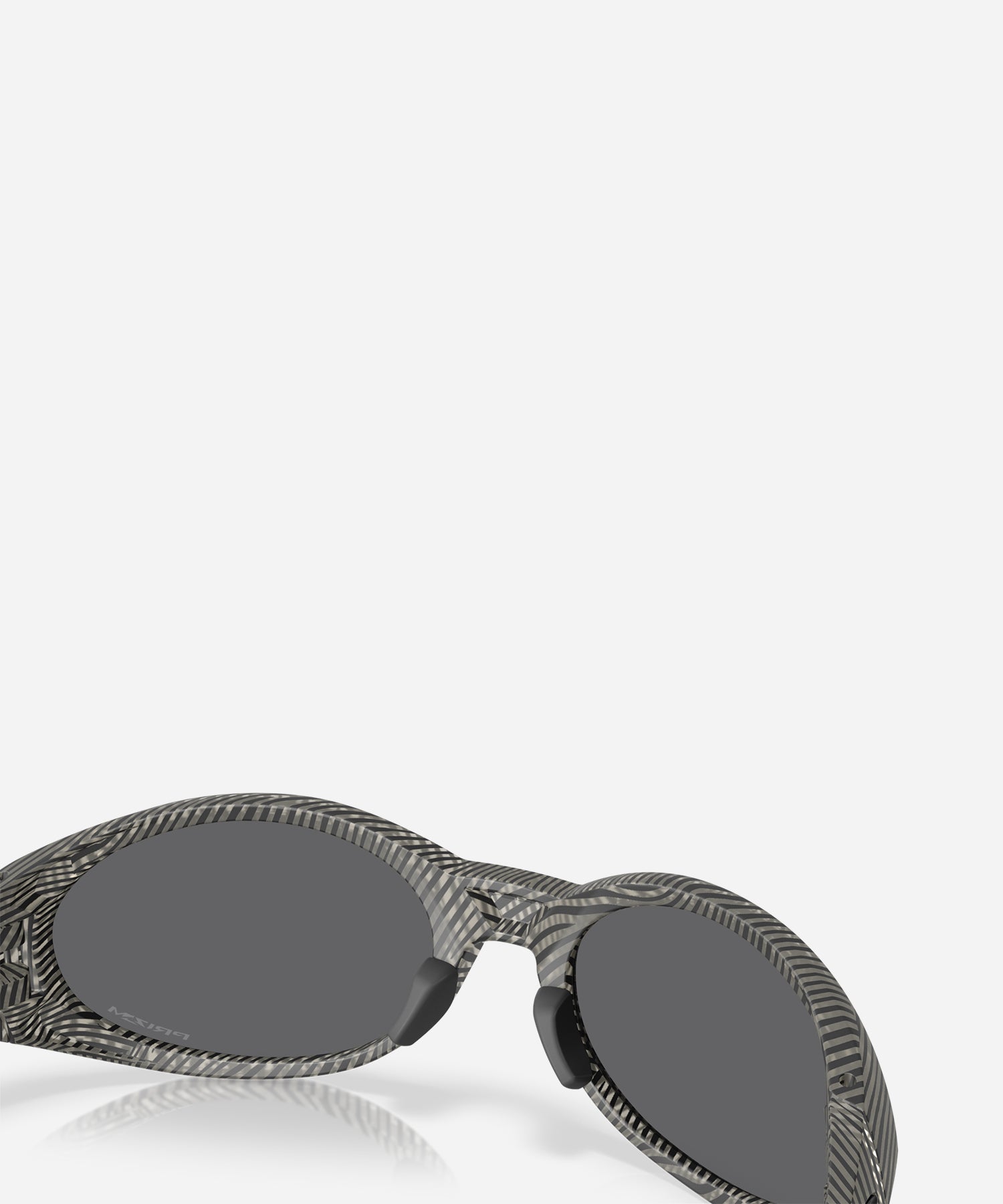 OakleyEyeJacketReduxMatteGreyInkFingerprintPrizmBlack-NosePiece