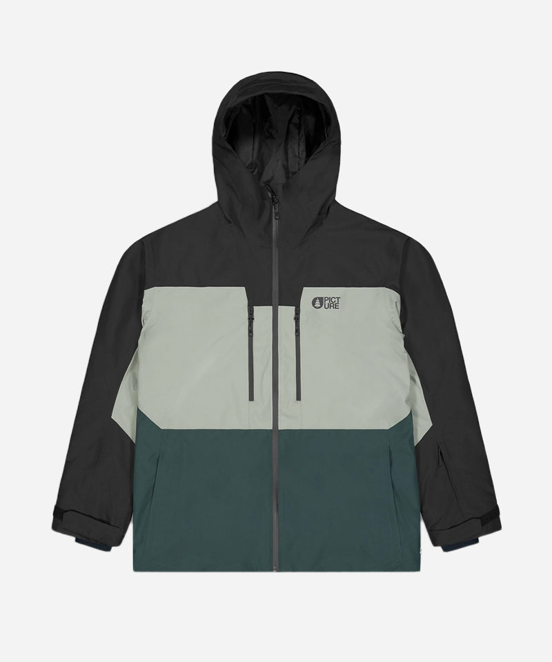 Picture Object Men's Jacket Black Ponderosa Pine Shadow