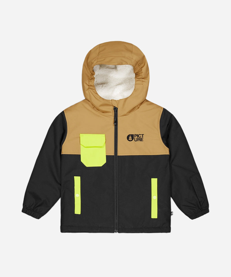 PictureSnowToddlerJacketBrownSugarBlack-Front