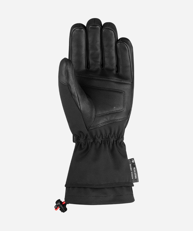 ReuschDownSpiritGloveBlack_Silver-Palm