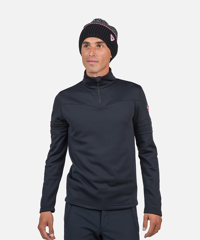 RossignolResort1_2ZipMidlayerBlack-FrontOne