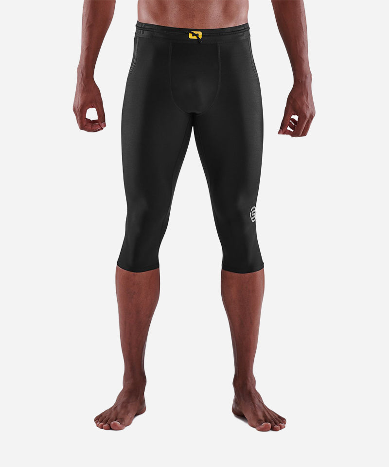 SKINSSeries-3Men_sThermal3_4TightsBlack-ModelFront