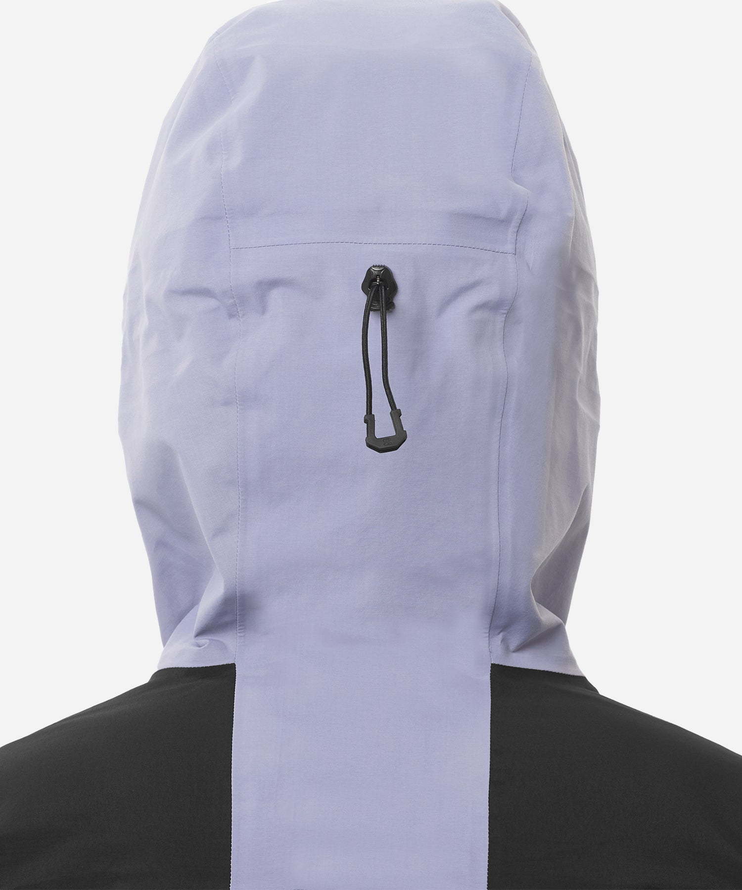 SalomonMen_sAbsolute3LJacketBlueGranite_DeepBlack-CloseUpHood