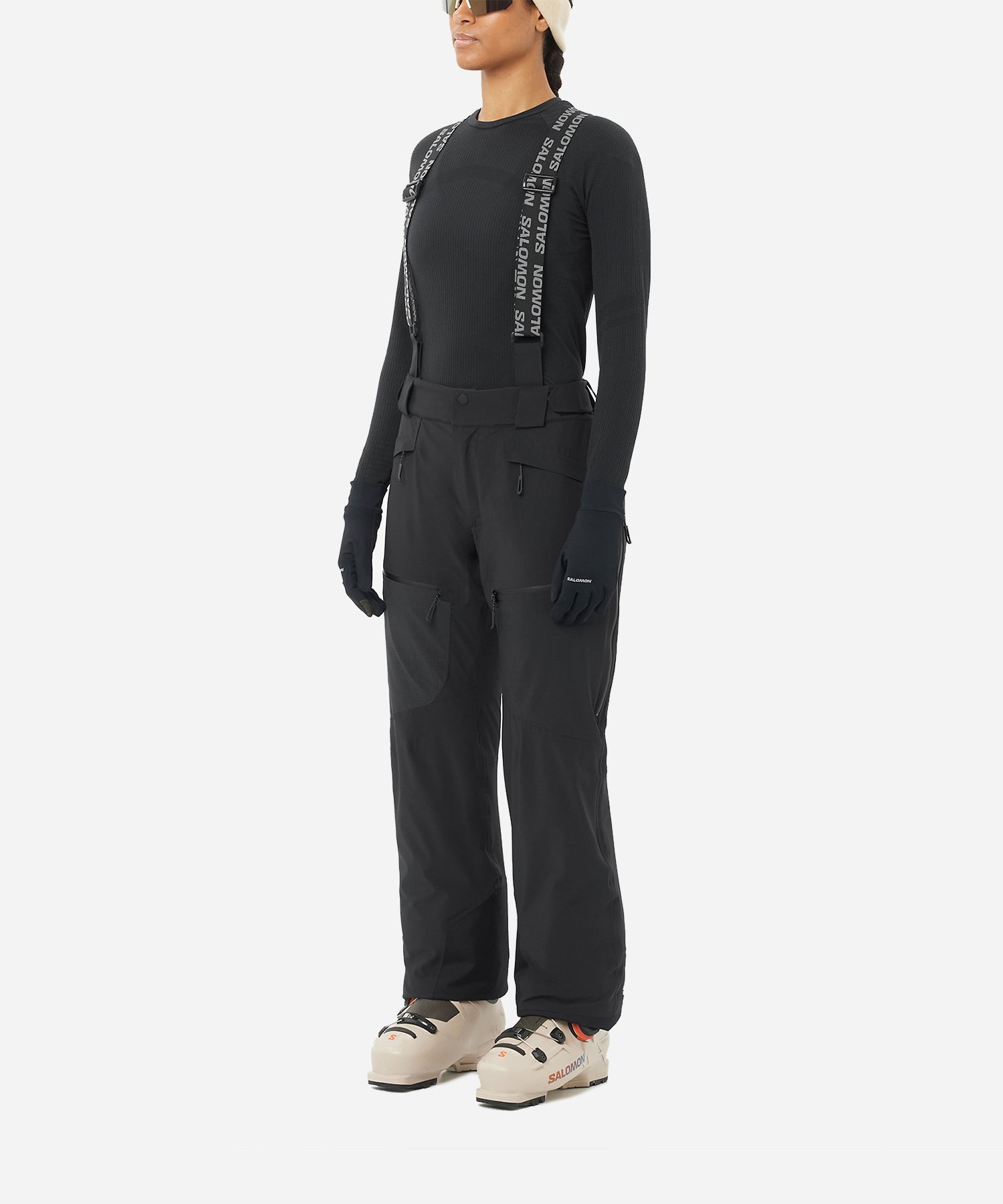 SalomonWomen_sSpectralPantDeepBlack-ModelFront