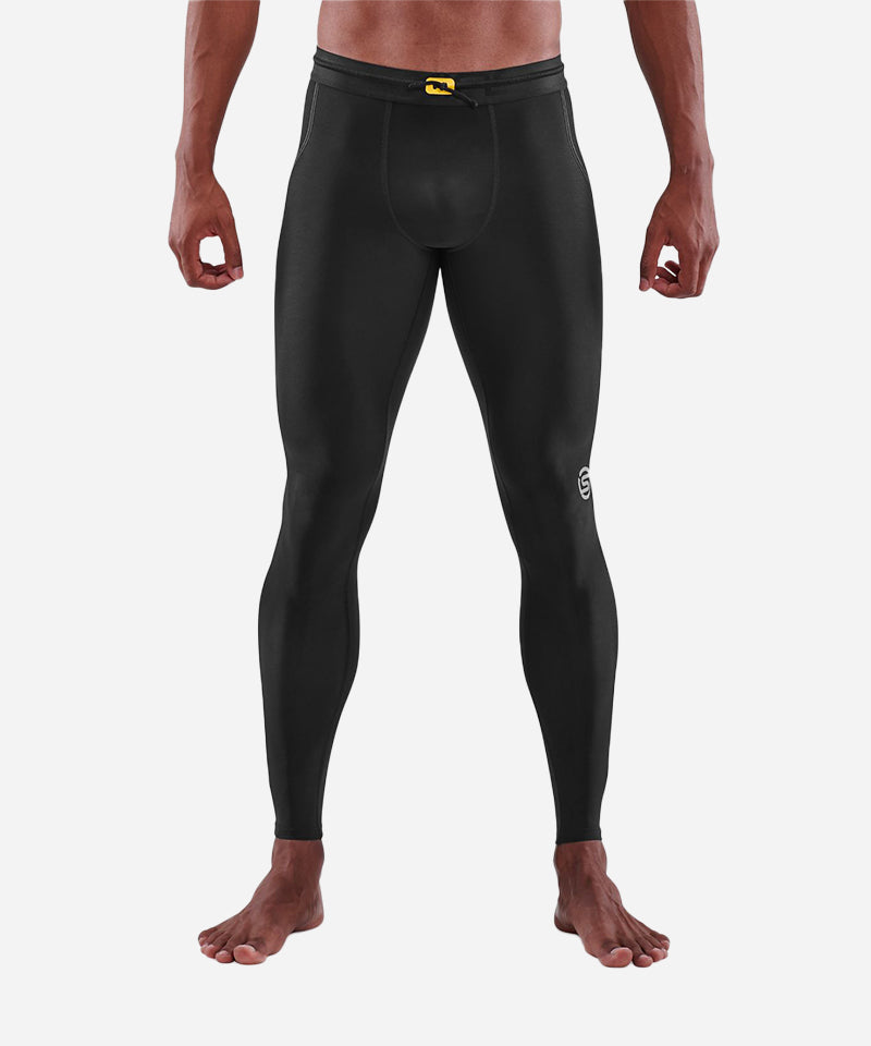 SkinsSeries-3Men_sLongTightBlackThermal-ModelFront
