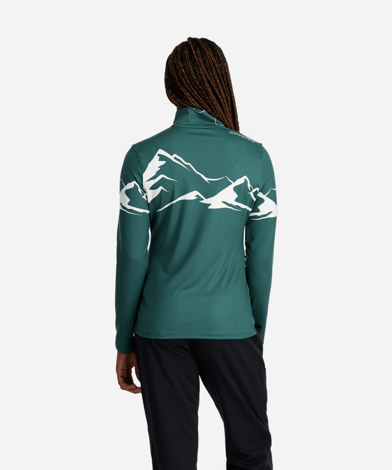 SpyderFigure81_2ZipCypressGreen-ModelBack