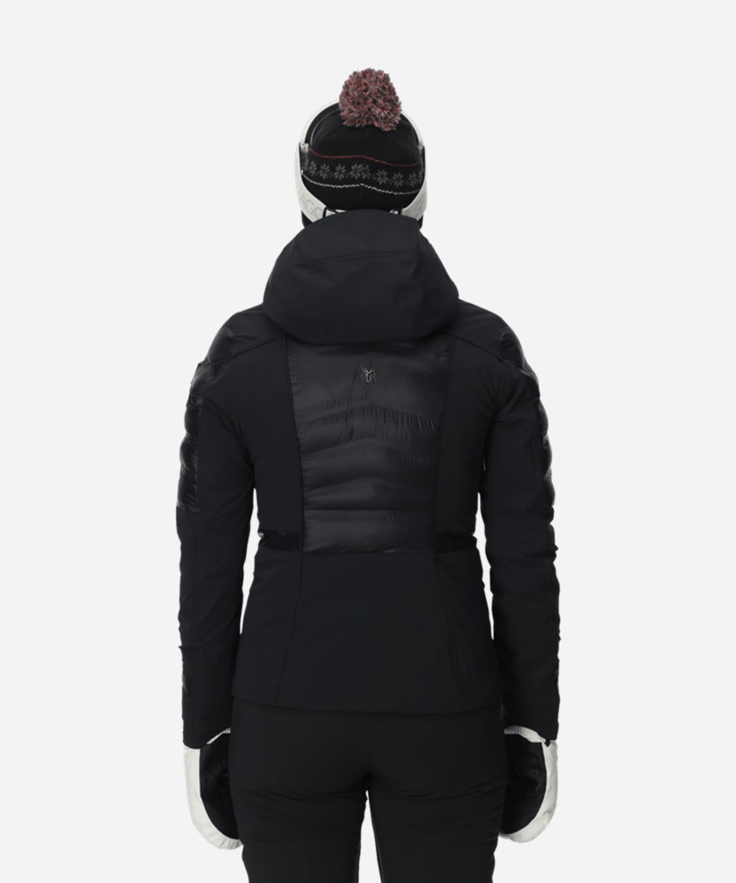 SpyderGranadaJacketBlack-ModelBack