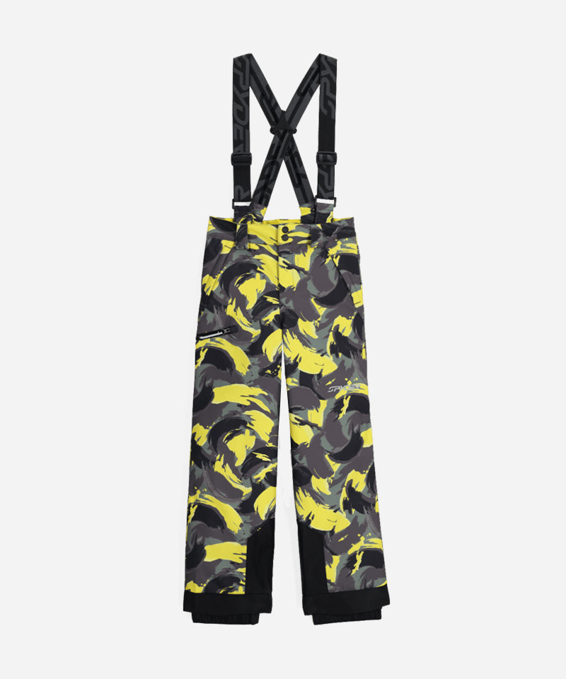 Spyder Kid's Propulsion Pant Camouflage Acid Yellow