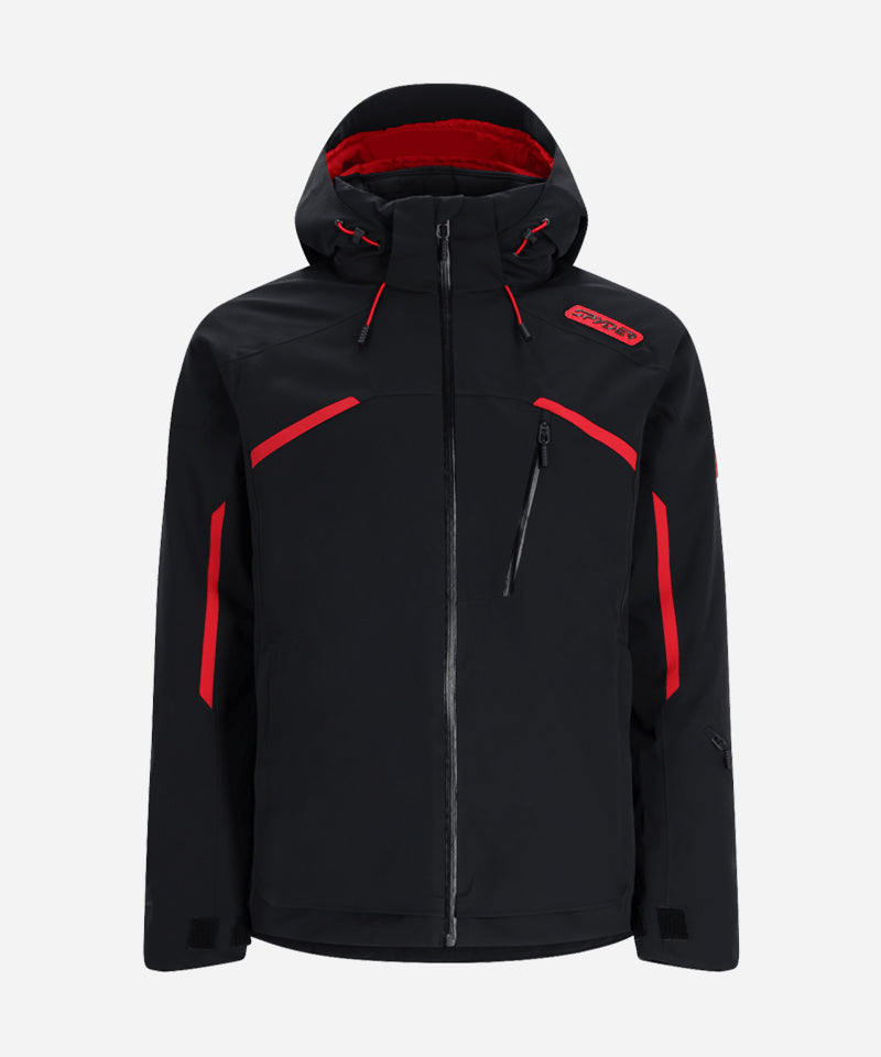 SpyderLeaderJacketBlack-Ghost