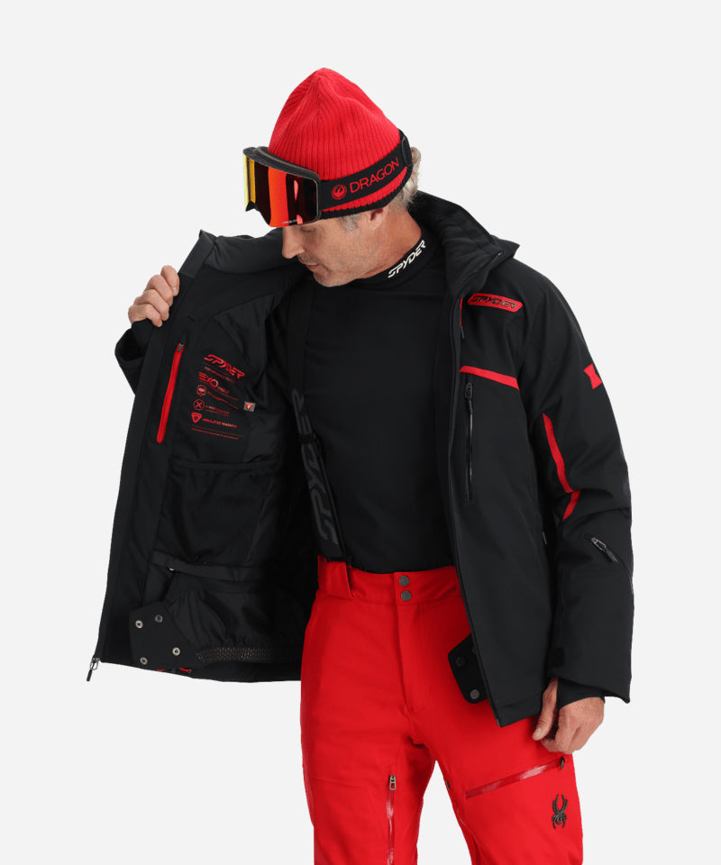 SpyderLeaderJacketBlack-Liningdetail