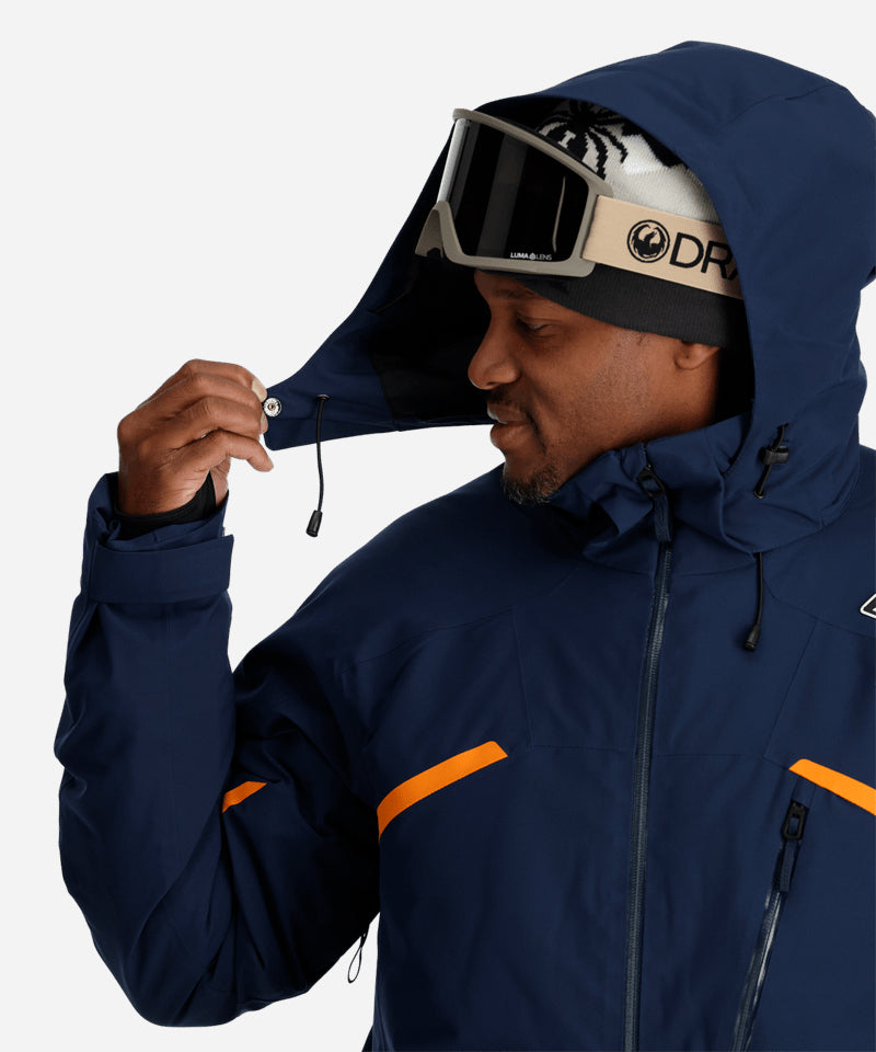 SpyderLeaderJacketTrueNavy-DetailOne