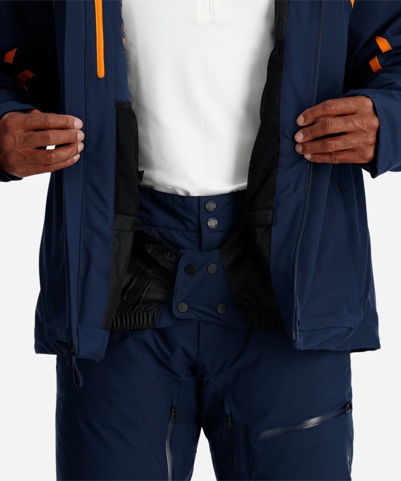 SpyderLeaderJacketTrueNavy-DetailThree