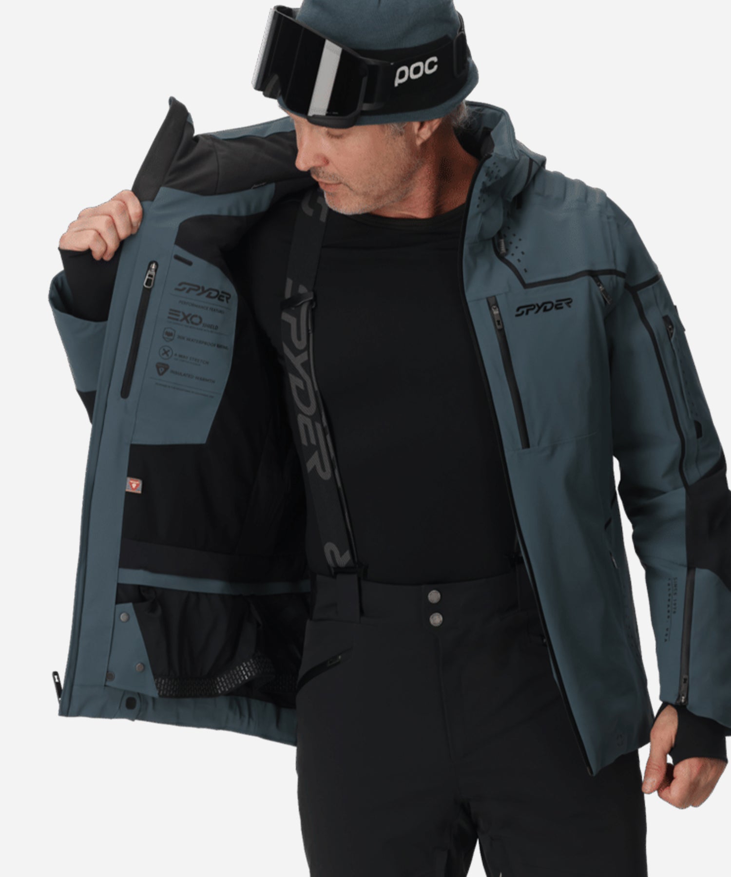 SpyderMen_sPinnacleJacketSlateBlue-Lining