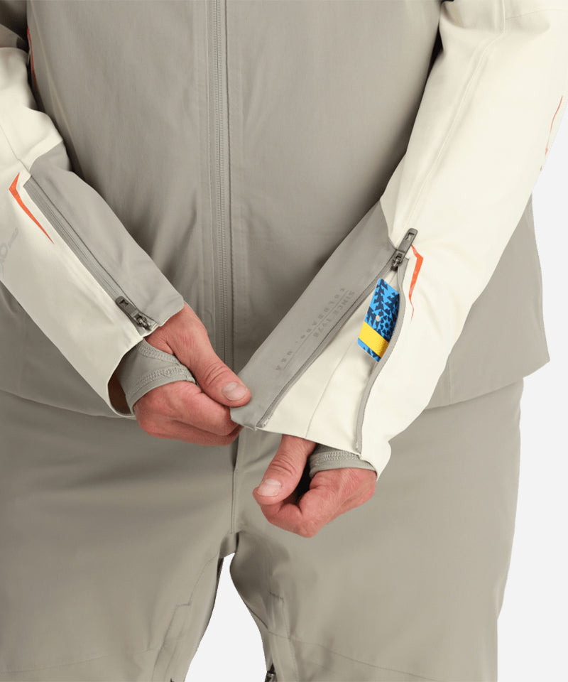 SpyderMonterosaJacketVanilla-Sleevedetail