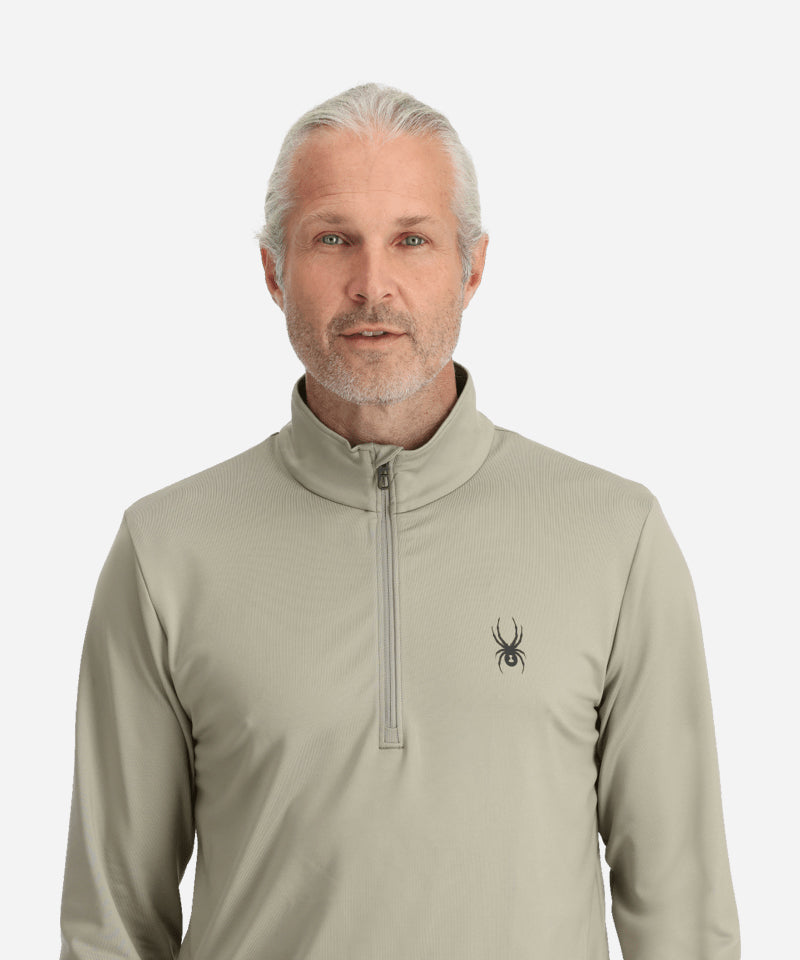 SpyderProspect1_2ZipMidLayerConcrete-Close