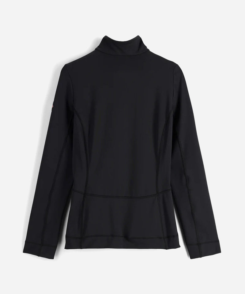 SpyderSavonaZip-NeckMidLayerBlack-Back