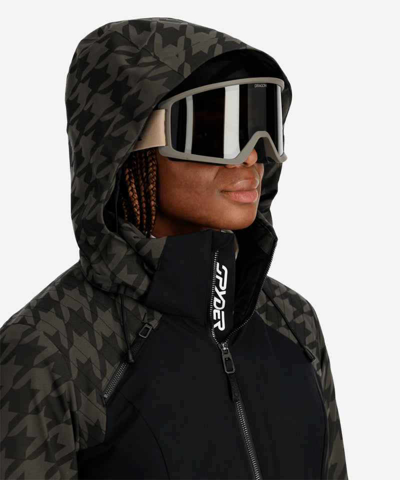 SpyderSchatziJacketBlack-HoodDetail