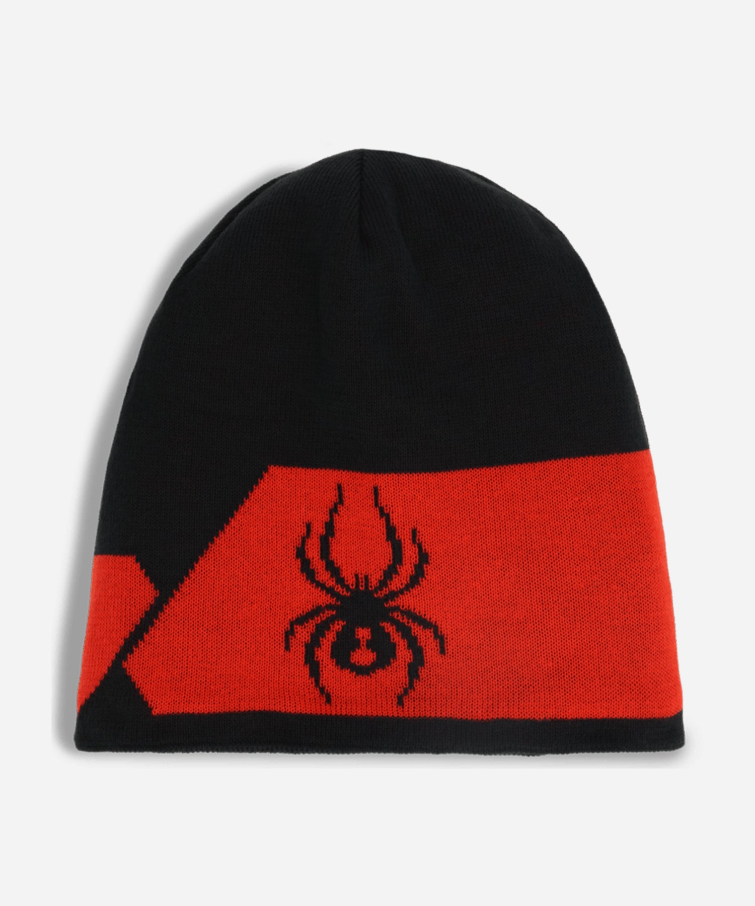 SpyderShelbyBeanieBlack_Red-Front