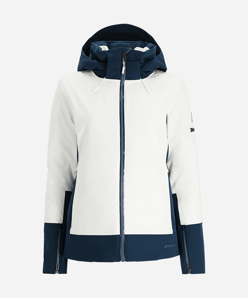 SpyderSoleilJacketWhite-Ghost