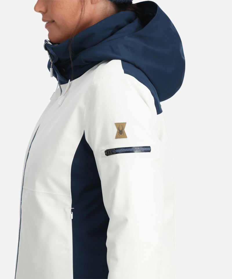 SpyderSoleilJacketWhite-SideProfile
