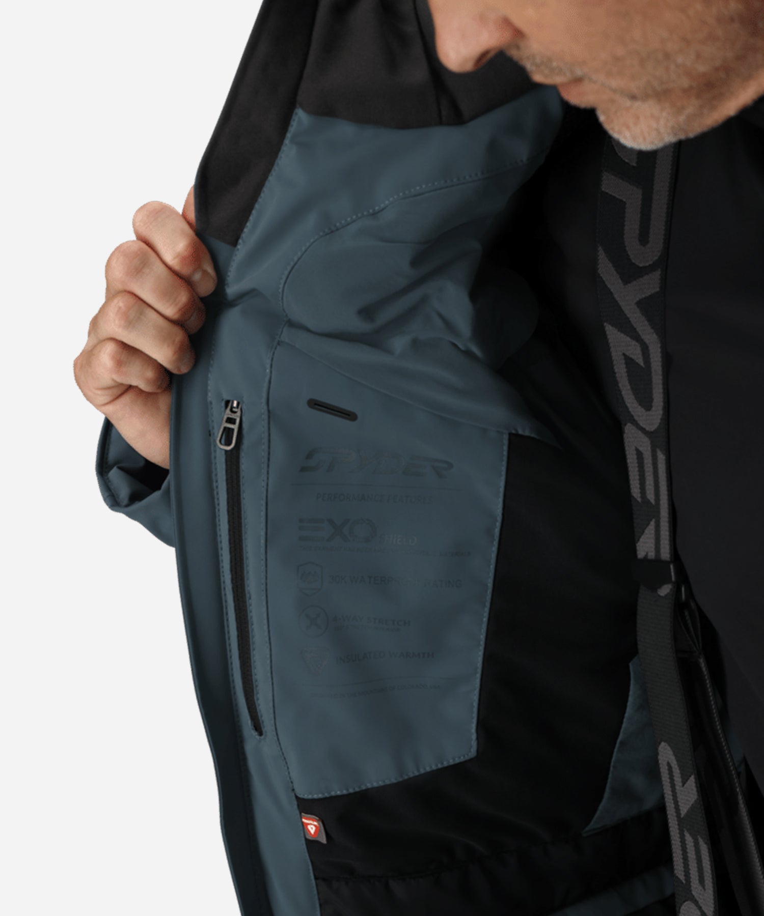 SpyderVanqyshJacketSlateBlue-Lining