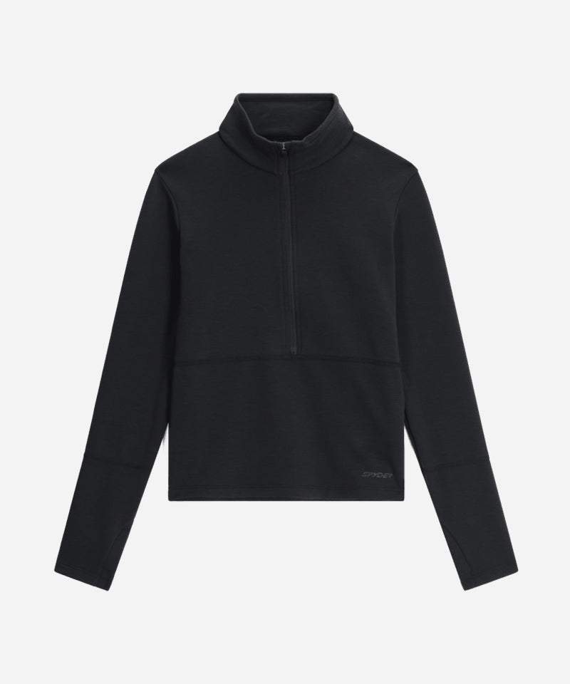 SpyderWomen_sSpeedFleeceMidLayerBlack-Ghost