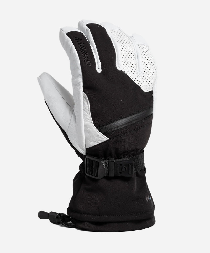 SwanyX-PlorerWomen_sGloveBlack_White_Silver-Angle
