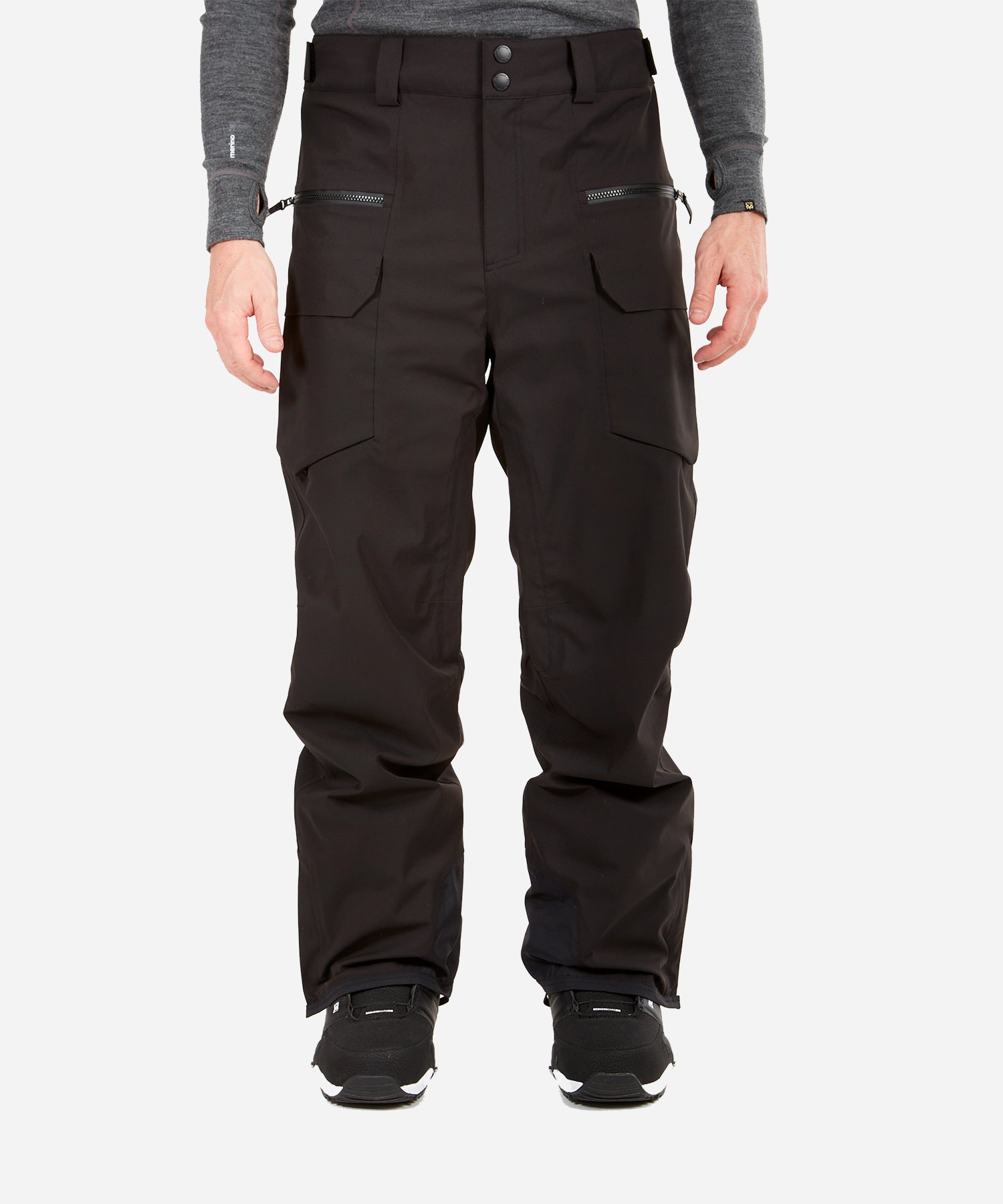 XTMAnnexPantBlack-ModelFront