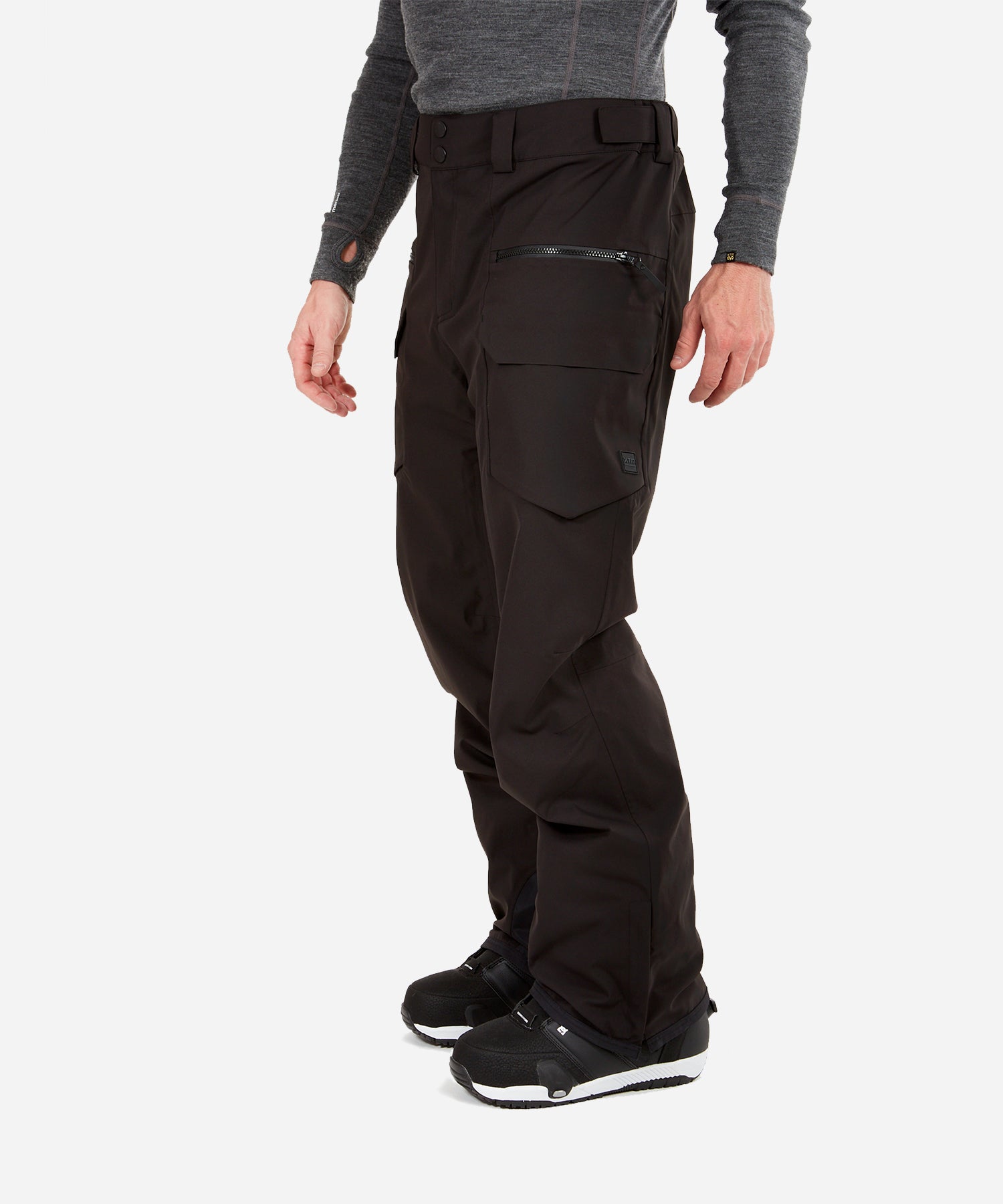 XTMAnnexPantBlack-ModelSide