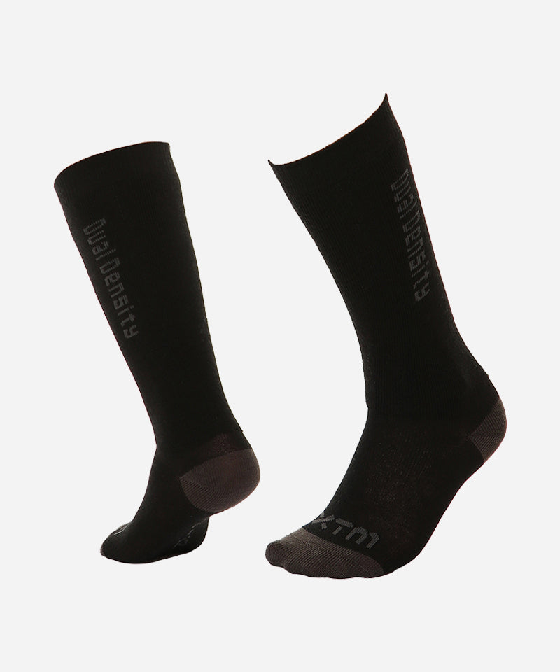 XTMDualDensitySockBlack-Pair