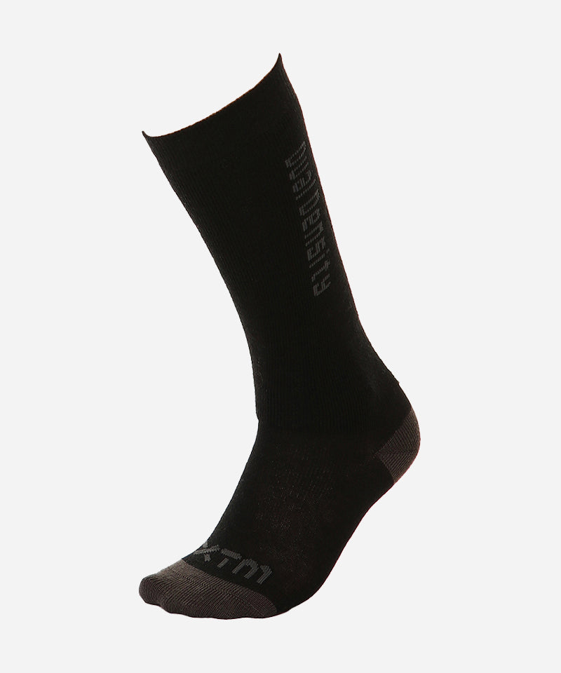 XTMDualDensitySockBlack-Single