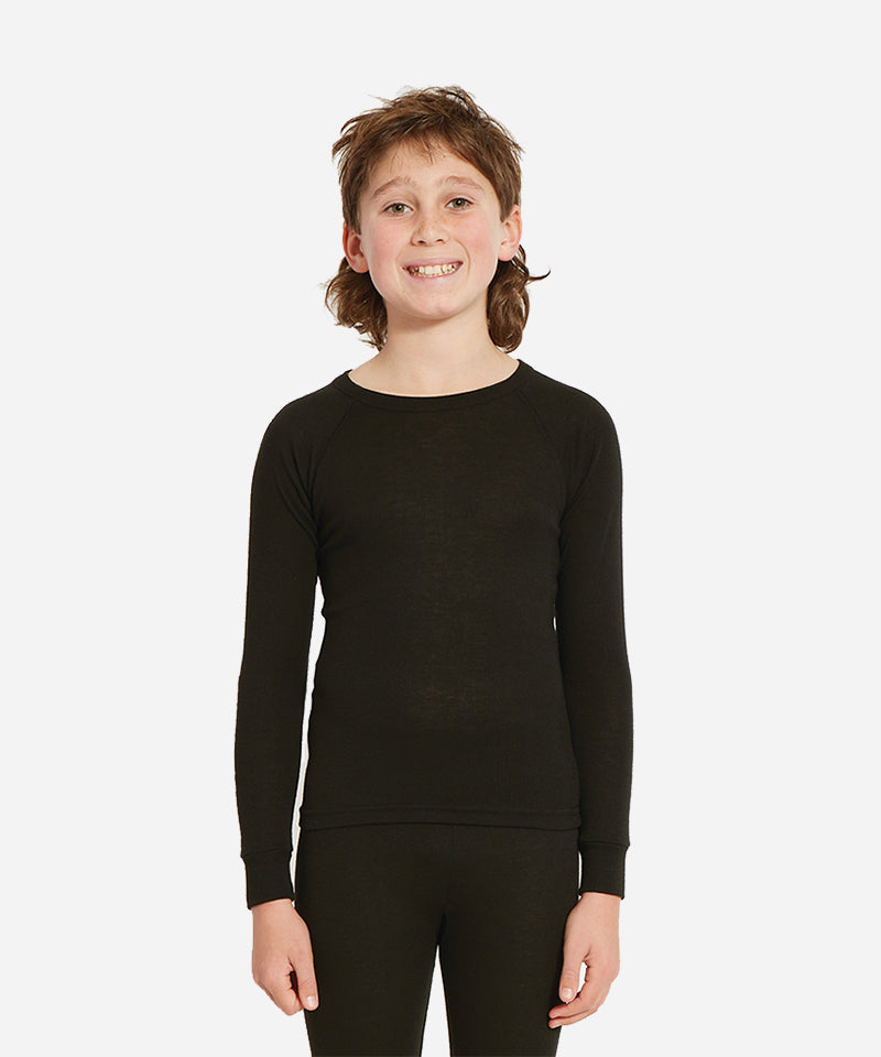 XTMKid_sHeatflexTopBlack-ModelFront