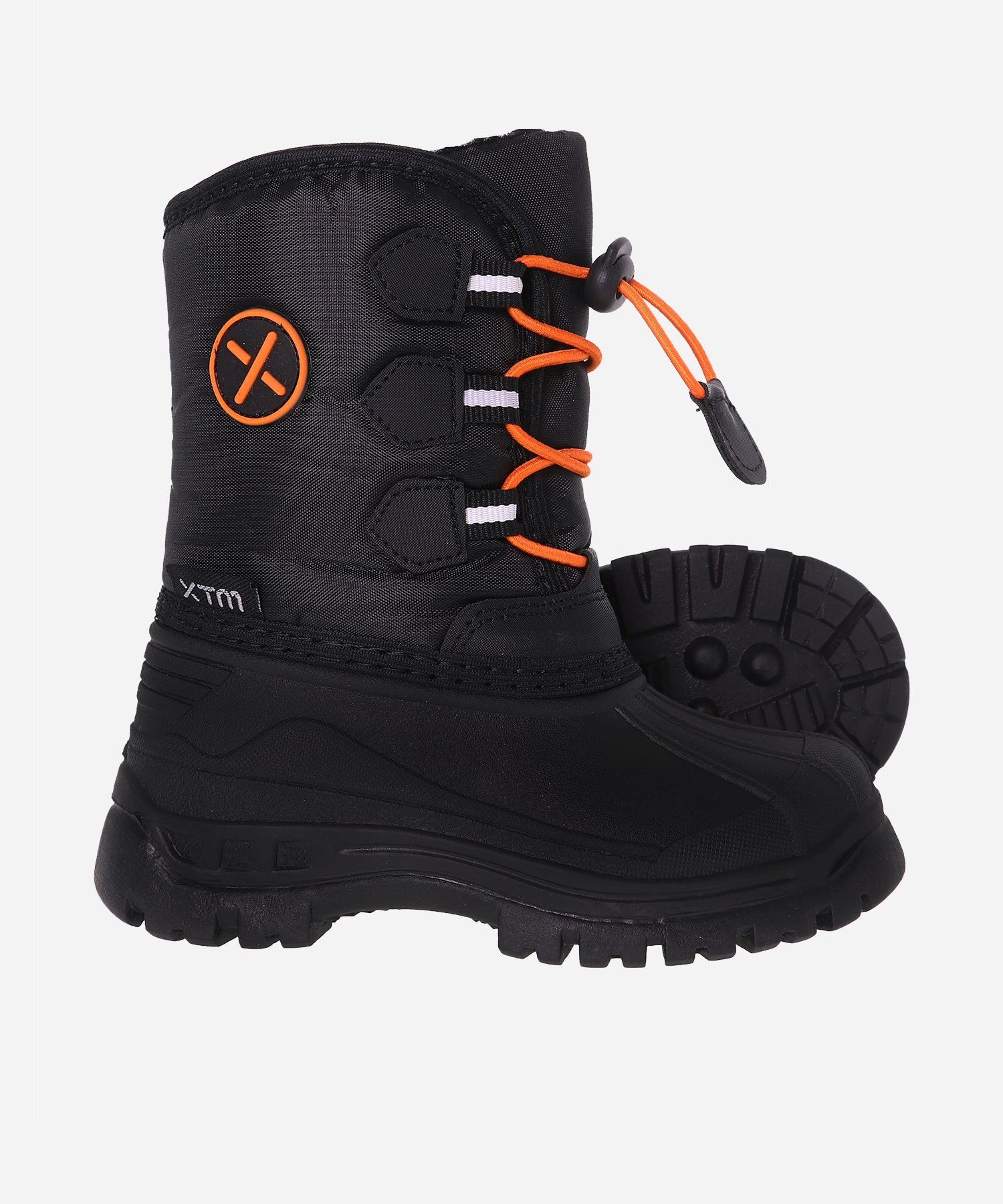 XTMKid_sRocketBootBlackOrange-Pair