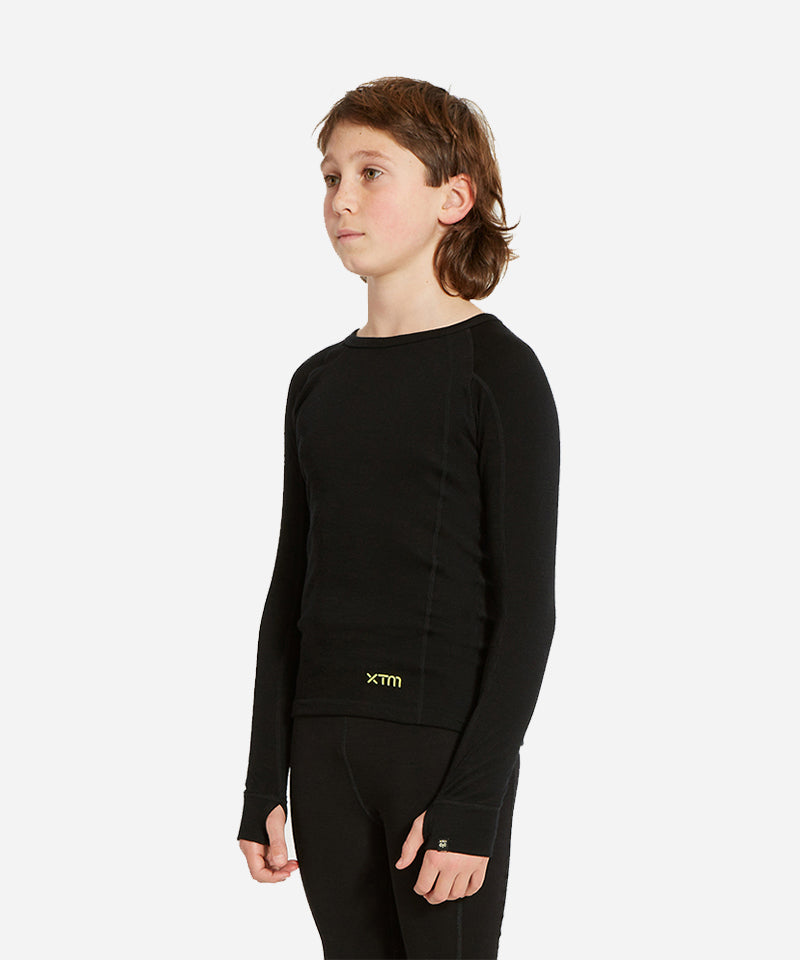 XTMMerinoKid_sTopBlack-ModelLeft