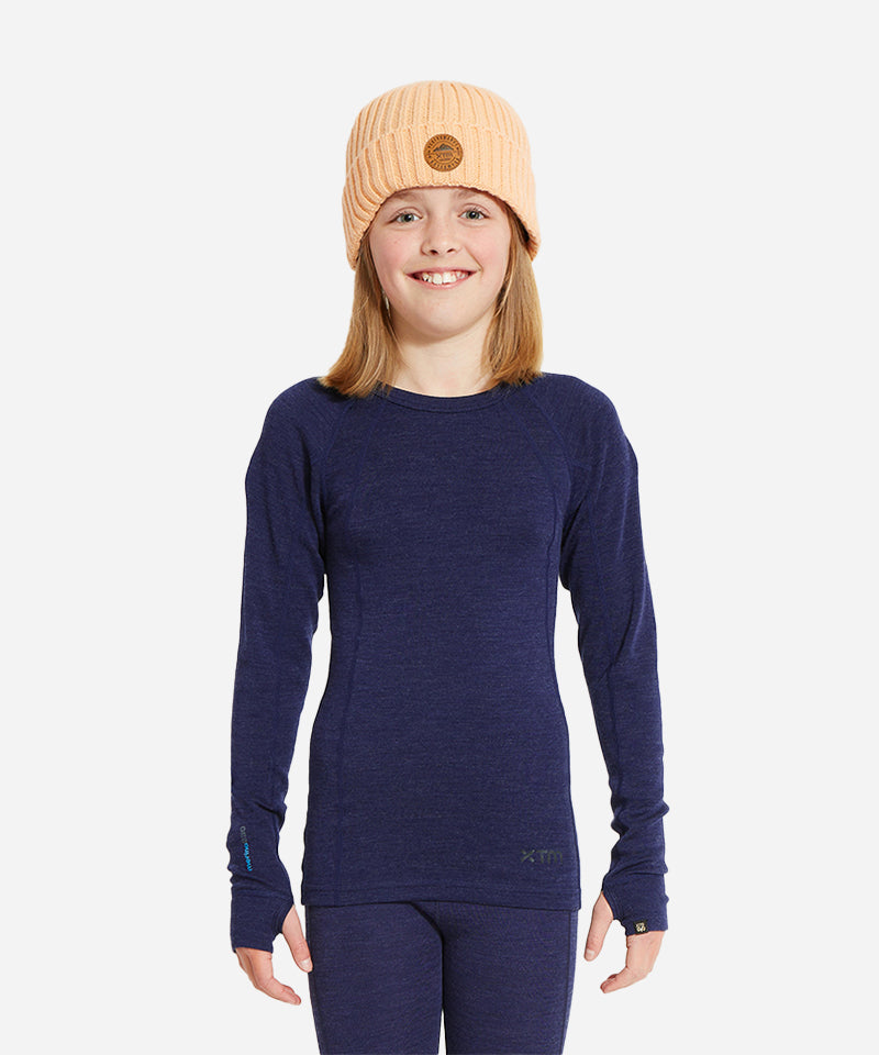 XTMMerinoKid_sTopNavy-ModelFront