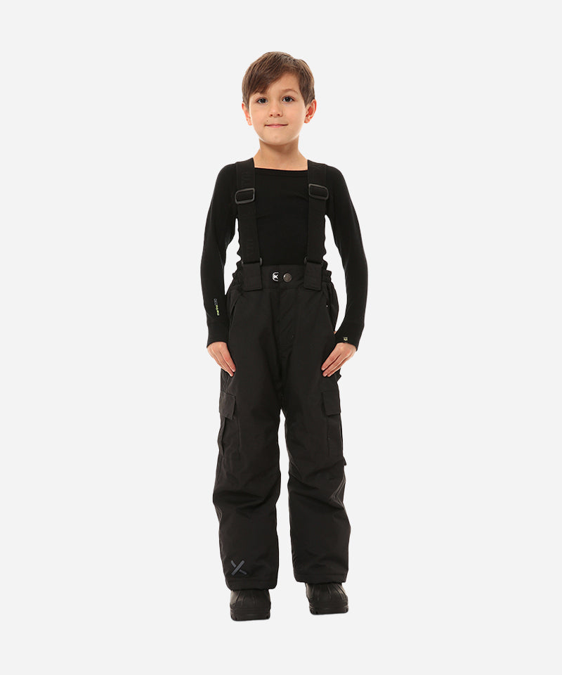 XTMPlutoIIKid_sPantBlack-ModelFront23