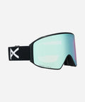 Anon M4 Cylindrical Low Bridge Goggles Black - Perceive Variable Blue Cloudy Pink