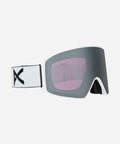 Anon M4 Cylindrical Low Bridge Goggles White - Perceive Sunny Onyx Variable Violet
