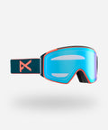 Anon M4S Cylindrical Low Bridge Goggles Deep Emerald - Perceive Variable Blue Cloud Pink