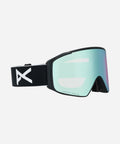 Anon M4S Cylindrical Low Bridge Goggles Black - Perceive Variable Blue Cloudy Pink
