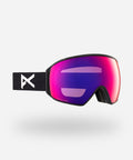 Anon M4 Toric Low Bridge Goggles Black - Perceive Sunny Red Cloudy Burst